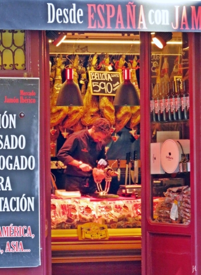 2017-04-11_8 MADRID-Urlaub (100) Calle Mayor 80, Jamoneria (Mercado Jamón Ibérico)