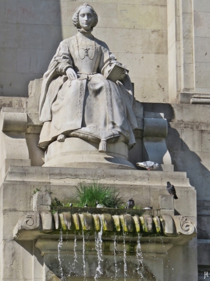 2017-04-12_5 MADRID-Urlaub (68) Plaza de España - Monumento a Cervantes - Alegoría de la Literatura (Lorenzo Coullaut Valera, 1925-'30)